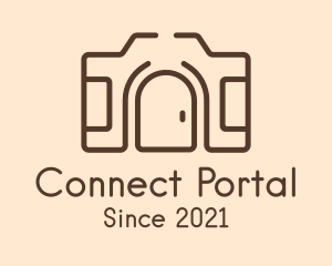 Portal - House Door Camera logo design