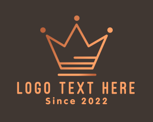 Boutique - Bronze Jewelry Crown logo design