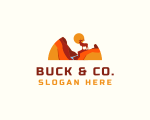 Buck - Deer Stag Animal Wildlife logo design