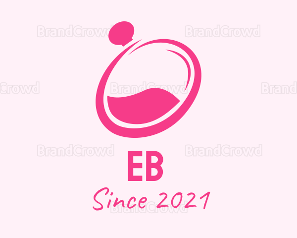 Pink Perfume Bottle Logo