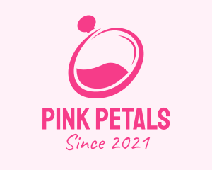 Pink Perfume Bottle logo design