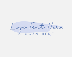 Wordmark - Elegant Signature Fashion logo design