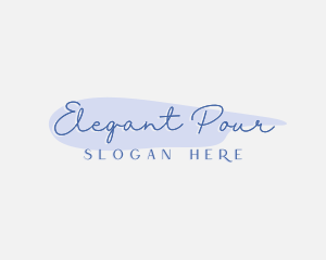 Elegant Signature Fashion logo design