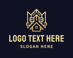 Geometric Luxury Property Logo