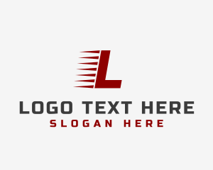 Shipping - Fast Logistics Forwarding logo design