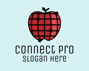 Networking - Modern Apple Network logo design