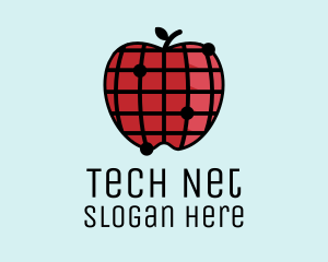 Net - Modern Apple Network logo design