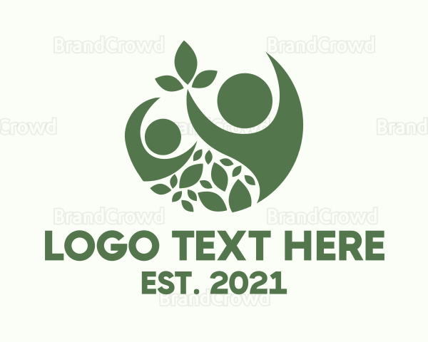 Green Vegetarian Wellness Logo