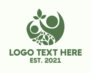 Conservation - Green Vegetarian Wellness logo design