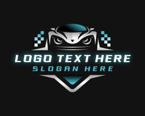 Drag Racing - Automotive Racing Car logo design