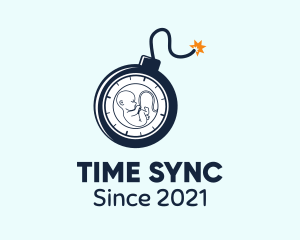 Maternity Time Bomb  logo design