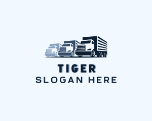 Cargo Truck Distribution Logo