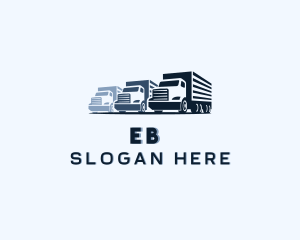 Freight - Cargo Truck Distribution logo design