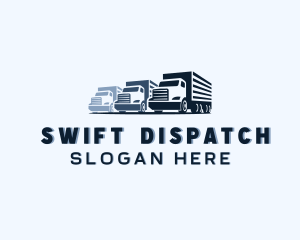 Cargo Truck Distribution logo design