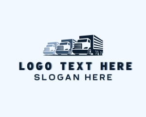 Cargo Truck Distribution Logo