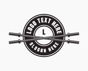 Lettermark - Gym Barbell Bar logo design