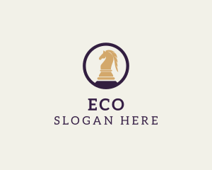 Geoemtric - Horse Chess Piece logo design