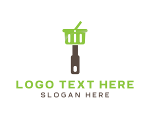 Market - Kitchen Shopping Basket logo design