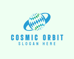 Global Sphere Orbit logo design