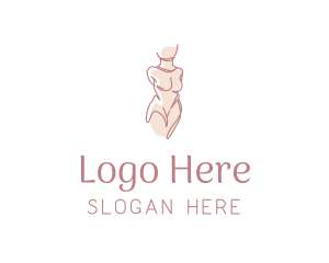 Nude Woman Body Logo