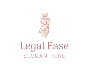 Beauty Salon - Nude Woman Body logo design