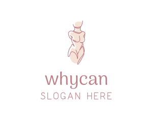 Aesthetician - Nude Woman Body logo design