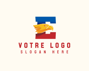 Eagle Bird Avian Letter E Logo