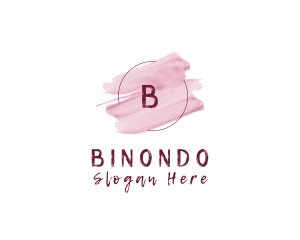 Beauty Cosmetics Watercolor Logo