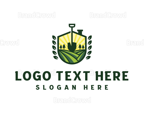 Shovel Home Landscaping Logo