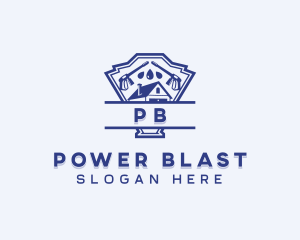 Pressure Washer Cleaner logo design