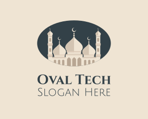 Oval - Oval Mosque Badge logo design