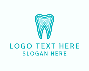 Minimal - Dental Tooth Dentist logo design