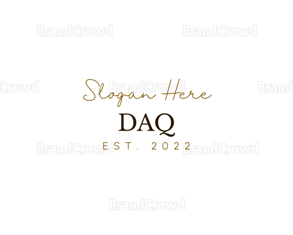 Luxury Style Brand Logo