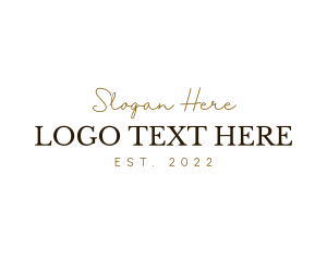 Lifestyle - Luxury Style Brand logo design