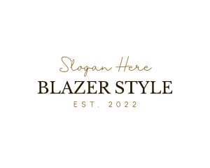 Luxury Style Brand logo design