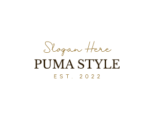 Luxury Style Brand logo design