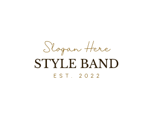 Luxury Style Brand logo design