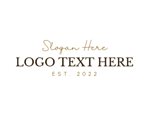 Luxurious - Luxury Style Brand logo design