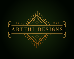 Luxury Art Deco logo design