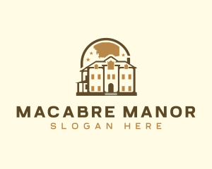 Montana State Mansion logo design