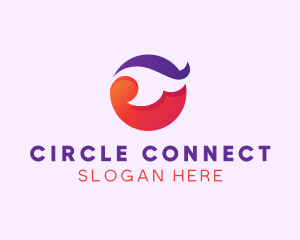 Circle - Flower Curve Circle logo design