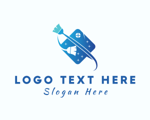 Broom - Broom Home Cleaning logo design