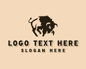 Livestock - Wild Buffalo Ranch logo design