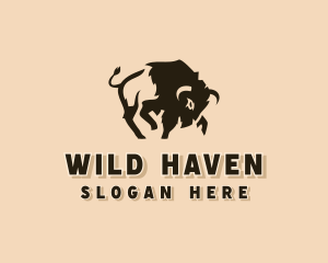 Wild Buffalo Ranch  logo design