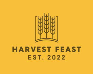 Agriculture Wheat Grain logo design