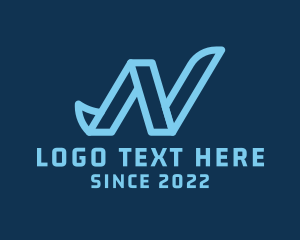 Trading - Modern Letter N Trading logo design