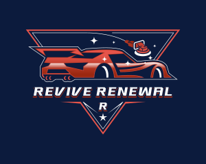 Vehicle Detailing Restoration logo design