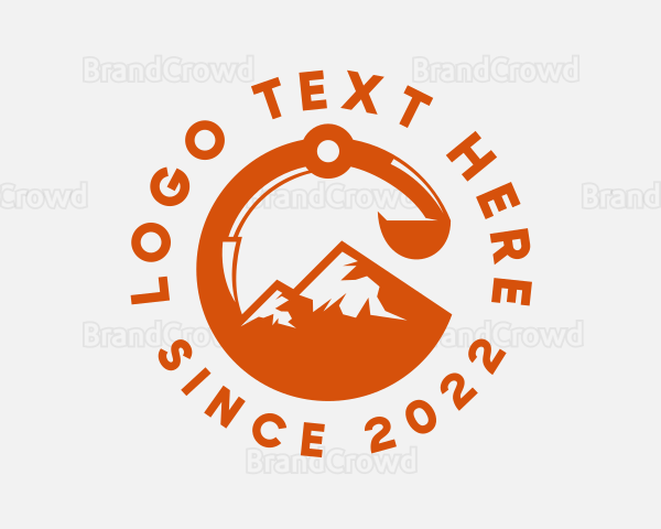Orange Mountain Excavator Logo