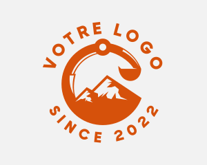 Orange - Orange Mountain Excavator logo design