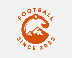 Badge - Orange Mountain Excavator logo design